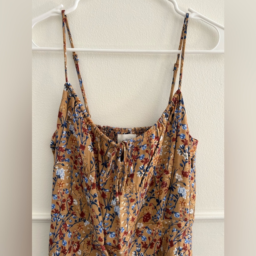 Aritzia floral maxi dress